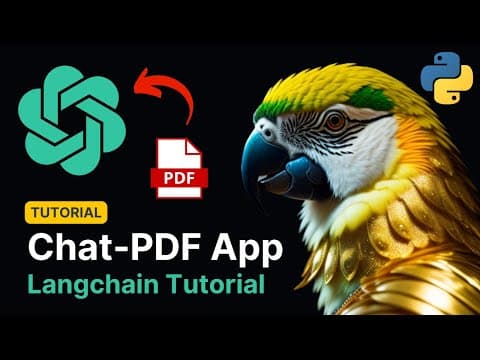 Langchain PDF App (GUI) | Create a ChatGPT For Your PDF in Python thumbnail