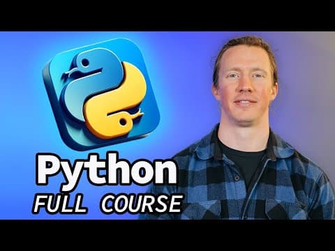 Python for Data Analytics - Full Course for Beginners thumbnail