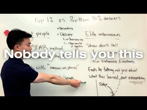 The best interview advice you never got (get into Google, BCG, top 1% roles) thumbnail