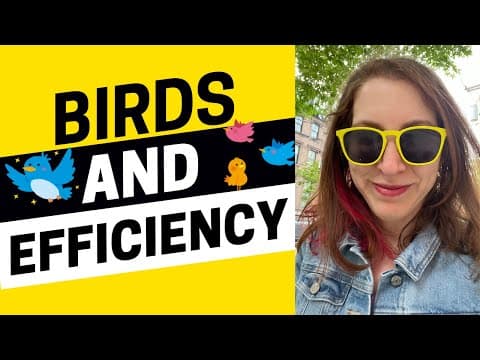 2326 - What Do Birds and Efficiency Have in Common? thumbnail
