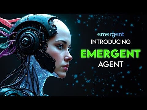 This New AI Dev Agent Is So Good It Feels Like Cheating: EMERGENT thumbnail