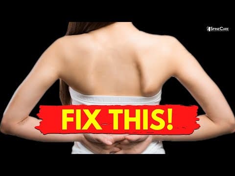 How to Fix Winged Shoulder Blades (NO EQUIPMENT!) thumbnail