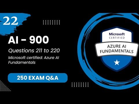 AI 900 Exam Q&A #22 - Azure AI Fundamentals thumbnail