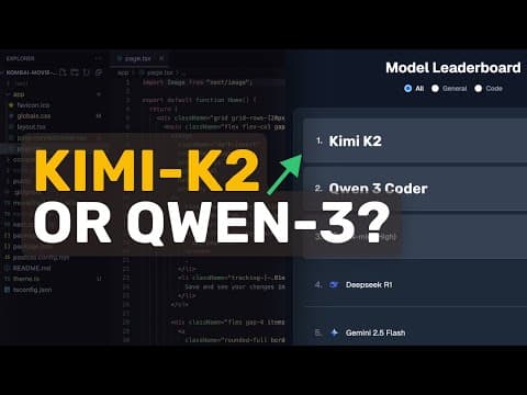Qwen-3 Coder (480B) or Kimi K2? thumbnail