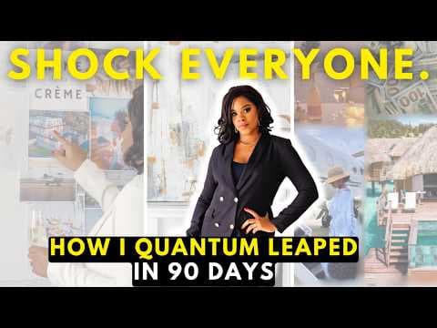 How I CHANGED MY LIFE + IDENTITY in 90 DAYS (The Truth About MANIFESTATION) thumbnail