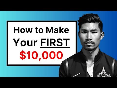 How to Make Your FIRST $10,000 in Affiliate Marketing (with NO Money or Following) thumbnail
