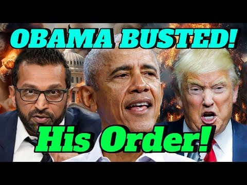 🔥Trump Just DROPPED THE HAMMER on Obama! thumbnail