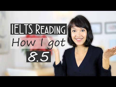 IELTS Reading Tips and Tricks | How I got a band 8.5 thumbnail