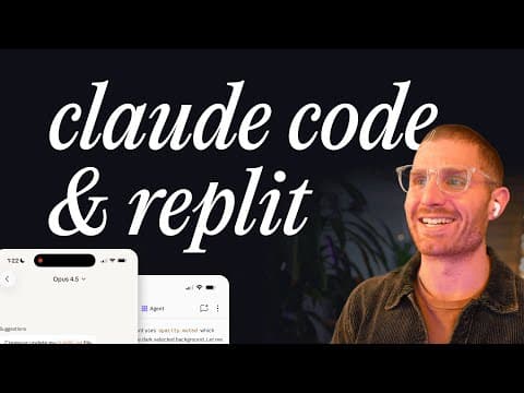 Claude Code and Replit Masterclass thumbnail