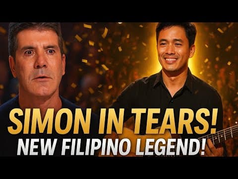 Simon Cowell in Tears! Filipino Singer Stuns the World – “You’re Better Than Freddie Aguilar!” | AGT thumbnail