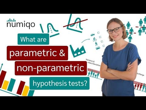 What is the difference between parametric and nonparametric hypothesis testing? thumbnail