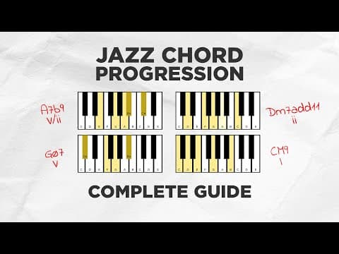 Master Jazz Chord Progressions in 9 steps thumbnail