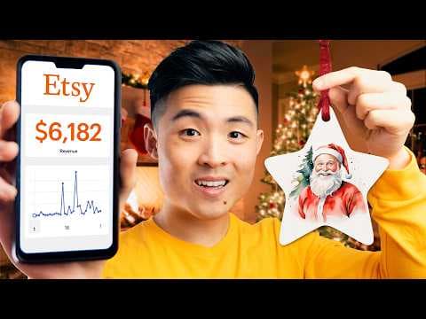 I Tried Selling AI Ornaments On Etsy For 30 Days thumbnail