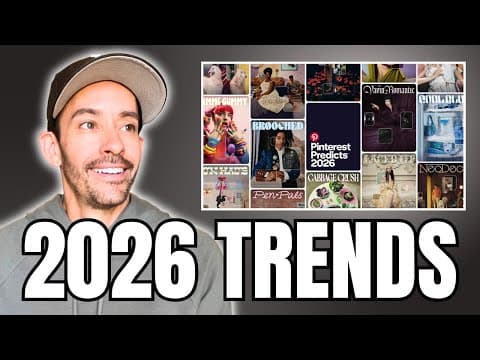 These NEW Print on Demand Trends Are Going to EXPLODE in 2026 (Pinterest Predicts 2026) thumbnail