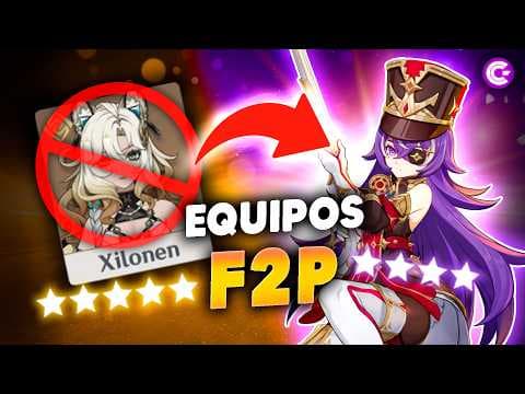 ✅Sin 5 Estrellas? Los 2 MEJORES TEAMS F2P que NECESITAS..!! (Solo 4⭐) - Genshin Impact thumbnail