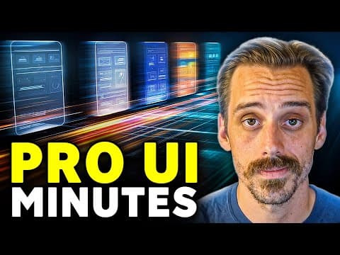 3-Step Claude Code System For Pro-Level App Designs thumbnail
