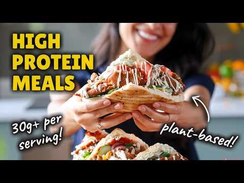 HIGH PROTEIN MEALS | 30g+ protein meals for 30 days! thumbnail