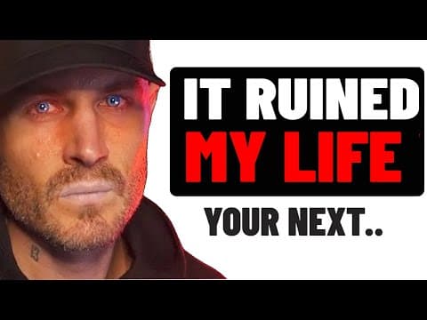 Why being happy will ruin your life. STOP and Do This thumbnail