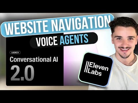 ElevenLabs Conversational AI V2: Build Voice Agents That Control Your Website + More thumbnail