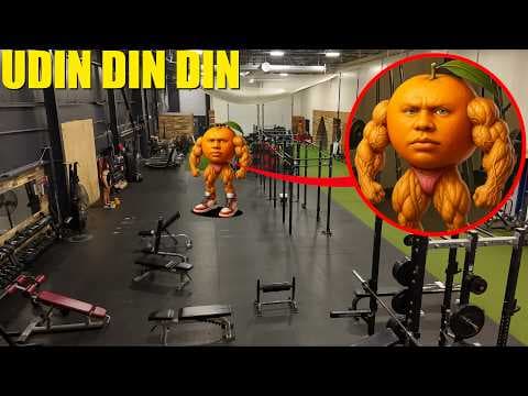 IF YOU SEE UDIN DIN DIN AT THE GYM, RUN AWAY FAST! (ITALIAN BRAINROT) thumbnail