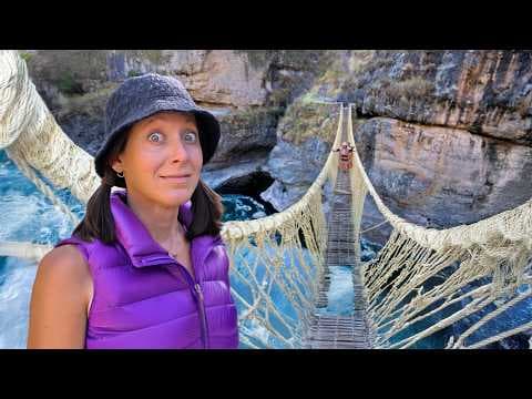 Building the Last Inca Rope Bridge (entirely out of grass) thumbnail