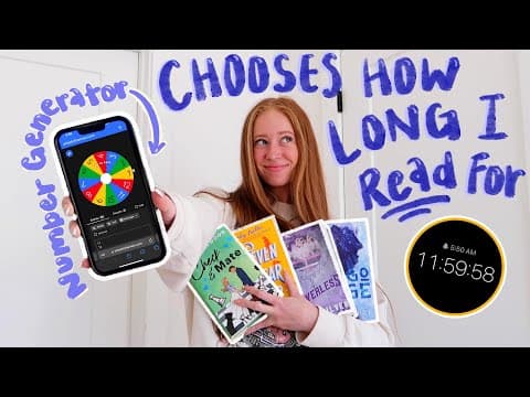 Random Number Generator Chooses How Many Hours I Read For! thumbnail