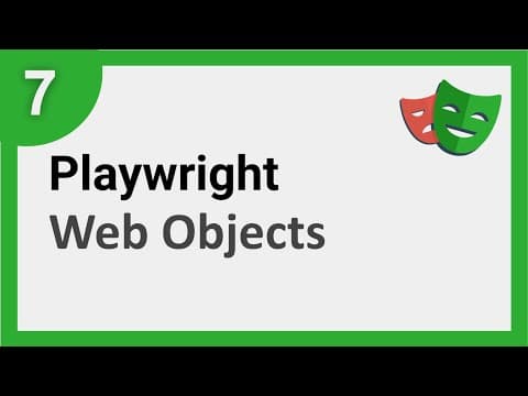 Playwright Beginner Tutorial 7 | How To Find Web Objects thumbnail