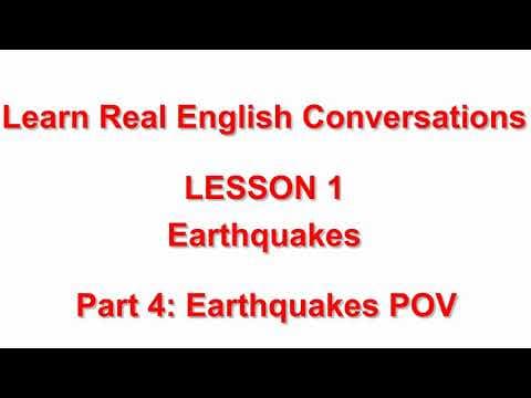Earthquakes POV  | LEARN ENGLISH EVERYDAY thumbnail