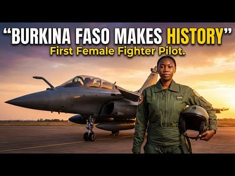 BURKINA FASO'S FIRST FEMALE FIGHTER PILOT TAKES OFF AT FULL SPEED thumbnail