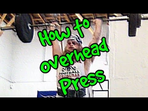 "How To" OVERHEAD PRESS thumbnail