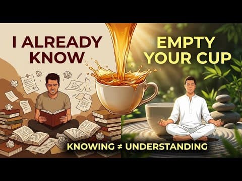 "I Already Know That" - The Four Words That Keep You From Growing thumbnail