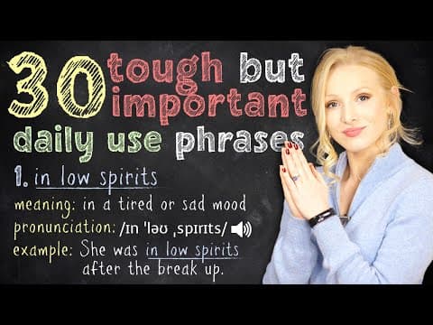 30 Tough but Very Important Advanced English Phrases for Daily Use (+ Free PDF & Quiz) thumbnail