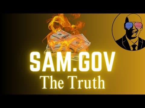 How To Use Sam.Gov To Make $435K thumbnail