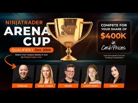 NinjaTrader Live | ARENA CUP DAY 1 w/ Jadecap, TanjaTrades, LumiTraders, Salma, and Stowe (10/20/25) thumbnail