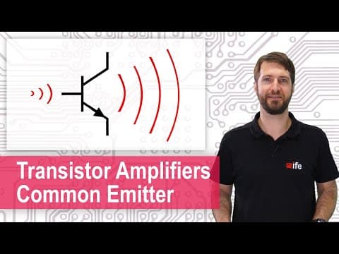 The Transistor as an Amplifier - Voltage Amplifier, Gain, Limits, Model, Characteristic, Application thumbnail