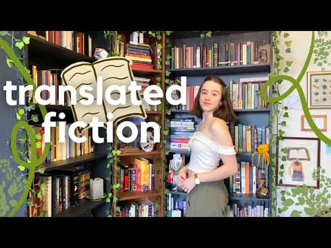 Translated Fiction Collection 🌍 bookshelf tour of my translated books thumbnail