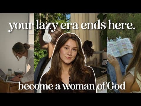 How To Overcome Laziness with Jesus: Become a Productive Woman of God thumbnail