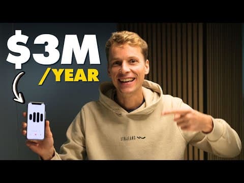 How he makes $250K per month from a simple app (Letterly Breakdown) thumbnail