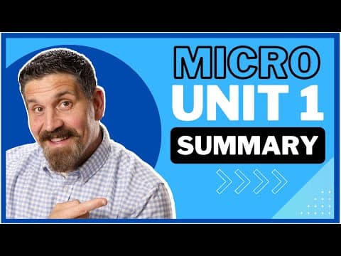 NEW- Micro Unit 1 Summary- Basic Economic Concepts thumbnail