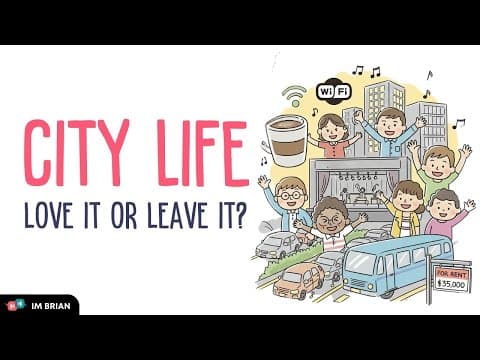 English Podcast - Why do people prefer to live in cities? | Intermediate thumbnail