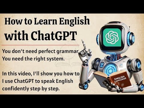 How to Learn English With ChatGPT || Graded Reader || Improve Your English Fluency ✅️ thumbnail
