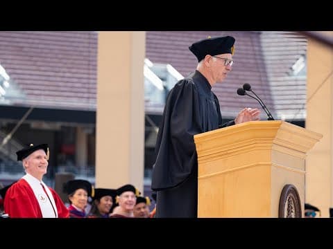 2023 Stanford Commencement speech by John McEnroe thumbnail
