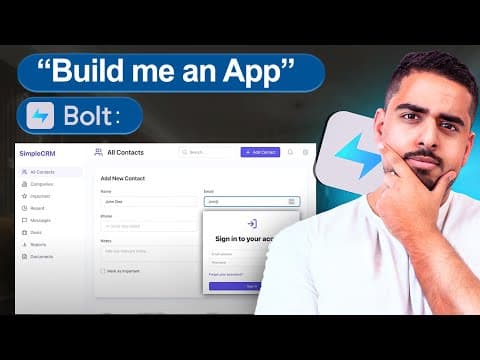 How to Turn Your Idea into an App in Minutes with Bolt.new thumbnail