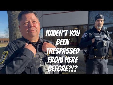 THEY WERE TRYING HARD TO VIOLATE RIGHTS!!-I.D REFUSAL-FIRST AMENDMENT  thumbnail