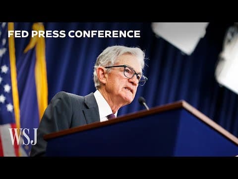 Watch: Fed Chair Powell Speaks After Interest Rate Cut | WSJ thumbnail