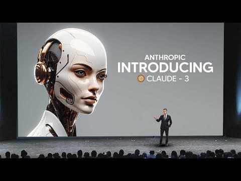 CLAUDE 3 Just SHOCKED The ENTIRE INDUSTRY! (GPT-4 +Gemini BEATEN)  AI AGENTS + FULL Breakdown thumbnail