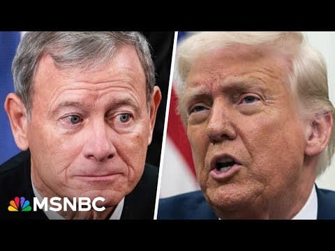 'Who pays the tariffs?': Chief Justice Roberts grills Solicitor General thumbnail
