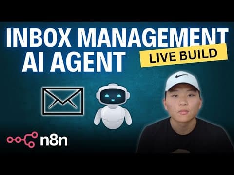 *LIVE BUILD* Inbox Management AI Agent with n8n (NO CODE, Step-by-Step Tutorial) thumbnail