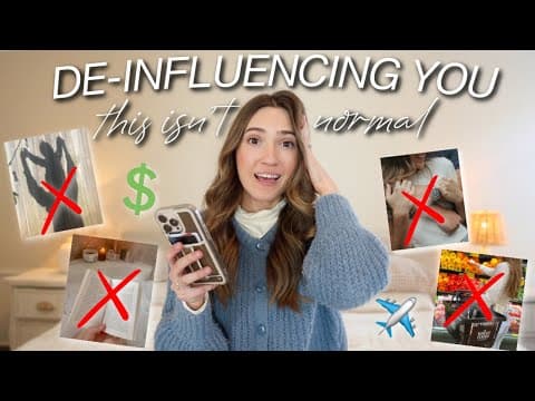 DE-INFLUENCING YOU *social media isn’t real* | Perfect Homes, Marriage, Insecurities, & Parenting thumbnail