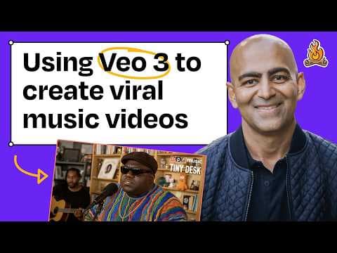 Using Veo 3 to create AI-generated music videos, like a Tiny Desk concert with Notorious B.I.G. thumbnail